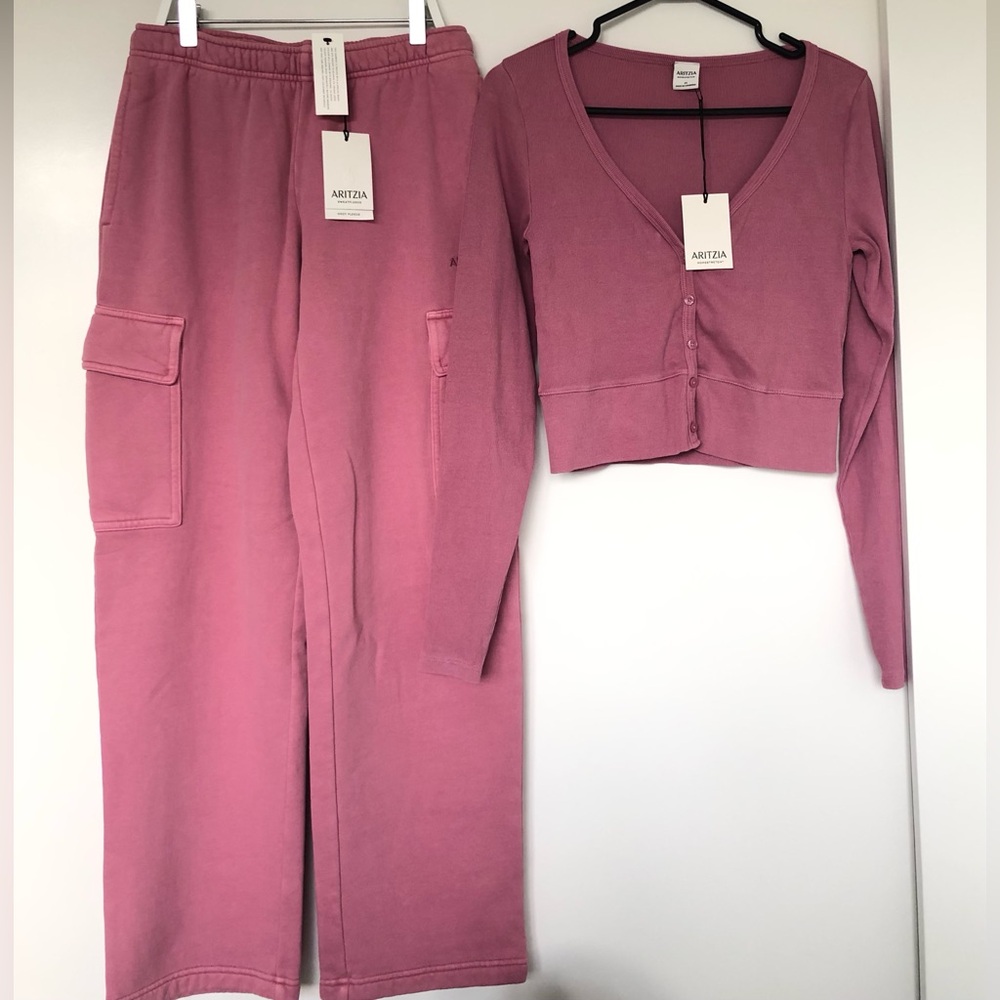 Aritzia Sweatfleece Set